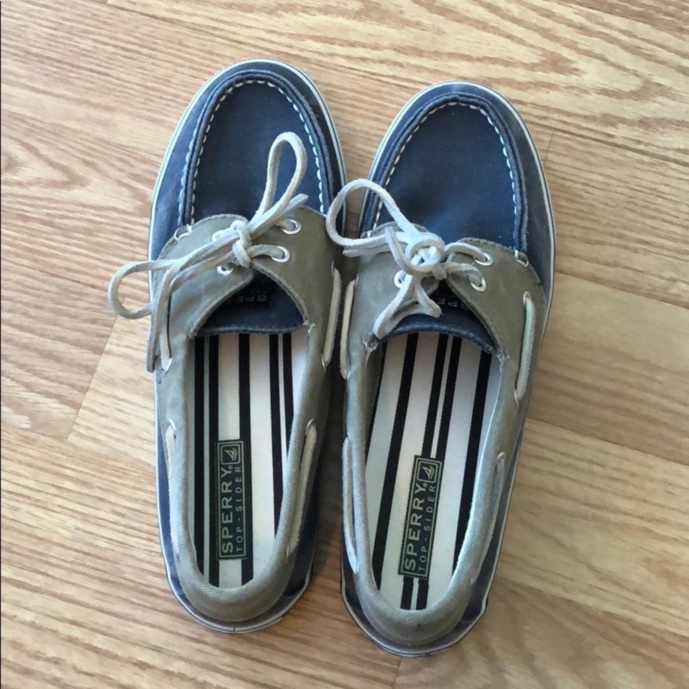 Women’s Sperry Blue/Green Topsiders